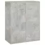 Credenza Calcestruzzo Grigio 60x30x75 cm in Truciolato