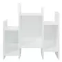 Credenza Bianco Lucido 60x26x60 cm in Truciolato