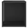 Tavolino Nero 33x33x34,5 cm in Truciolato