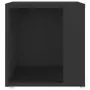 Tavolino Nero 33x33x34,5 cm in Truciolato