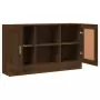 Credenza Rovere Marrone 120x30,5x70 cm in Legno Multistrato