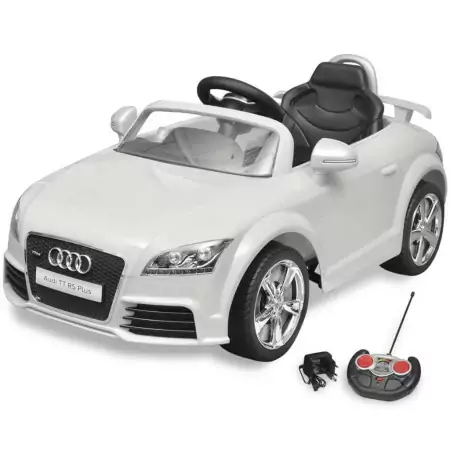 Macchina Cavalcabile Audi TT RS Telecomandata Bambini Bianca