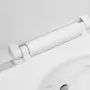 WC a Muro senza Bordo con Sciacquone Nascosto Ceramica Bianco