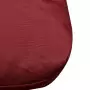 Cuscino per Sedile Imbottito 120 x 80 x 10 cm Rosso Vino