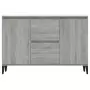 Credenza Grigio Sonoma 104x35x70 cm in Legno Multistrato