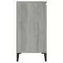 Credenza Grigio Sonoma 104x35x70 cm in Legno Multistrato