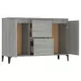 Credenza Grigio Sonoma 104x35x70 cm in Legno Multistrato