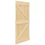 Porta Scorrevole con Set Hardware 80x210 cm in Legno di Pino