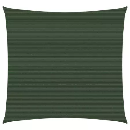 Vela Parasole 160 g/m² Verde Scuro 2,5x2,5 m in HDPE