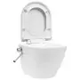 Toilette senza Bordo Sospesa con Funzione Bidet Ceramica Bianca