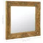 Specchio da Parete Stile Barocco 50x50 cm Oro