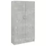 Libreria Grigio Cemento 82,5x30,5x150 cm in Truciolato