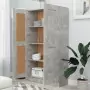 Libreria Grigio Cemento 82,5x30,5x150 cm in Truciolato