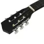 Chitarra Classica Cutaway Western con 6 Corde Nera 38"