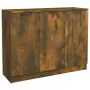 Credenza Rovere Fumo 90,5x30x70 cm in Legno Multistrato