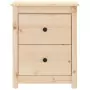 Comodini 2 pz 50x35x61,5 cm in Legno Massello di Pino