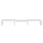 Supporto per Monitor Bianco 60x24x10,5cm Legno Massello di Pino