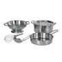 Esschert Design Set Attrezzi per Cucina di Fango 6 pz in Acciaio Inox