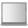 Specchio da Bagno Grigio Sonoma 40x10,5x37 cm Legno Multistrato