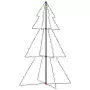 Albero di Natale a Cono 200 LED per Interni Esterni 98x150 cm