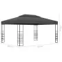 Gazebo con Stringa di Luci LED 3x4 m Antracite