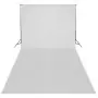 Set Studio Fotografico Fondale Bianco 600x300 cm con Luci