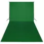 Fondale in Cotone Verde 600x300 cm per Croma Key
