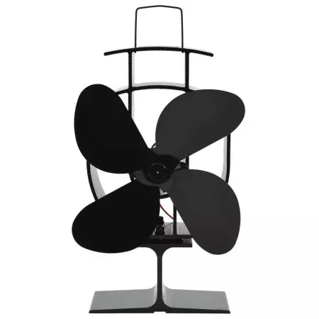 Ventilatore per la Stufa con 4 Pale Nero