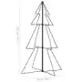 Albero di Natale a Cono 160 LED per Interni Esterni 78x120 cm