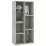 Libreria Grigio Cemento 50x25x106 cm in Truciolato