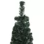 Albero Natale Artificiale Sottile Supporto 210 cm Fibra Ottica