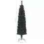 Albero Natale Artificiale Sottile Supporto 210 cm Fibra Ottica