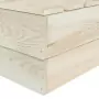 Set Divani da Giardino su Pallet 6 pz in Legno Abete Impregnato