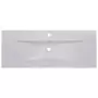 Lavabo da Incasso 101x39,5x18,5 cm in Ceramica Bianco