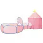 Tenda da Gioco per Bambini Rosa con 250 Palline 301x120x128 cm