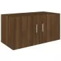 Armadietto a Parete Rovere Marrone 80x39x40cm Legno Multistrato