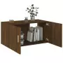 Armadietto a Parete Rovere Marrone 80x39x40cm Legno Multistrato