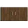 Armadietto a Parete Rovere Marrone 80x39x40cm Legno Multistrato