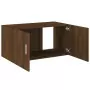 Armadietto a Parete Rovere Marrone 80x39x40cm Legno Multistrato