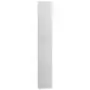 Armadio da Bagno Bianco Lucido 30x30x183,5 cm in Truciolato