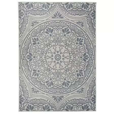 Tappeto da Esterni a Tessitura Piatta 120x170 cm Motivo Blu