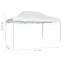 Tenda per Feste Pieghevole 3x4,5 m Bianca