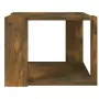 Tavolino da Salotto Rovere Fumo 40x40x43cm Legno Ingegnerizzato