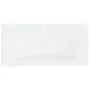 Lavabo da Incasso con Rubinetto 81x39x18 cm in Ceramica Bianco