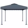 Gazebo 300x300 cm Antracite Alluminio