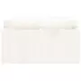 Supporto per Monitor Bianco 70x27,5x15cm Legno Massello di Pino