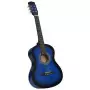 Set Chitarra Classica 8 pz Bambini e Principianti Blu 3/4 36"