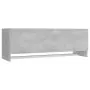 Armadio Grigio Cemento 100x32,5x35 cm in Truciolato