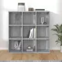 Libreria Grigio Sonoma 98x30x98 cm