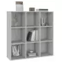 Libreria Grigio Sonoma 98x30x98 cm